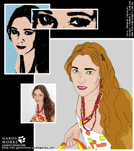 Ensaio CD Mosaico Foto-Prosaico. Foto: B&aacute;rbara Crepaldi Jardim (www.barbaracrepaldi.com). Maquiagem: Ane Caroline Benites. Figurino: Deise Cristina Meneguzzi. Edi&ccedil;&atilde;o foto: Leandro A. Almeida (setembro de 2008)