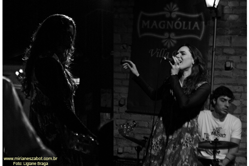 (S&atilde;o Paulo 11/08/2011 - Magn&oacute;lia Villa Bar) Show Gafieiras e Outras Verves - Mirian&ecirc;s Zabot e Banda (BAILE DE GAFIEIRA). Viol&atilde;o: Raphael Cortezi. Baixo: Giancarlo Barletta. Bateria: Pedro Michelucci. Hair Stylists: Mauro de Oliveira. Fotos: Ligiane Braga.