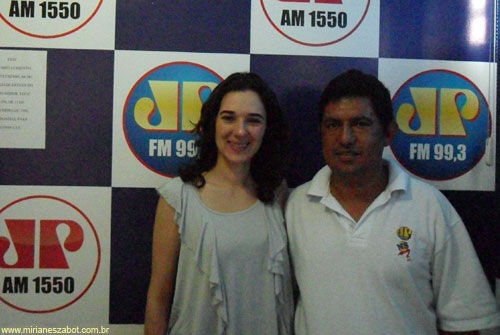 Entrevista com Mirianês Zabot na Rádio Norte Sul - Jovem Pan. Apresentado por Antonio Marques da Silva. (Jacarezinho/PR 11/11/2011)